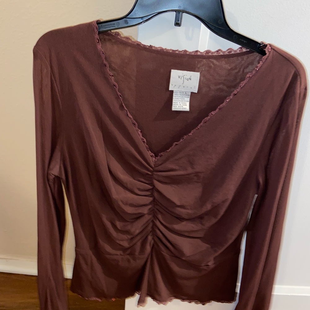 Cute Brown Blouse!